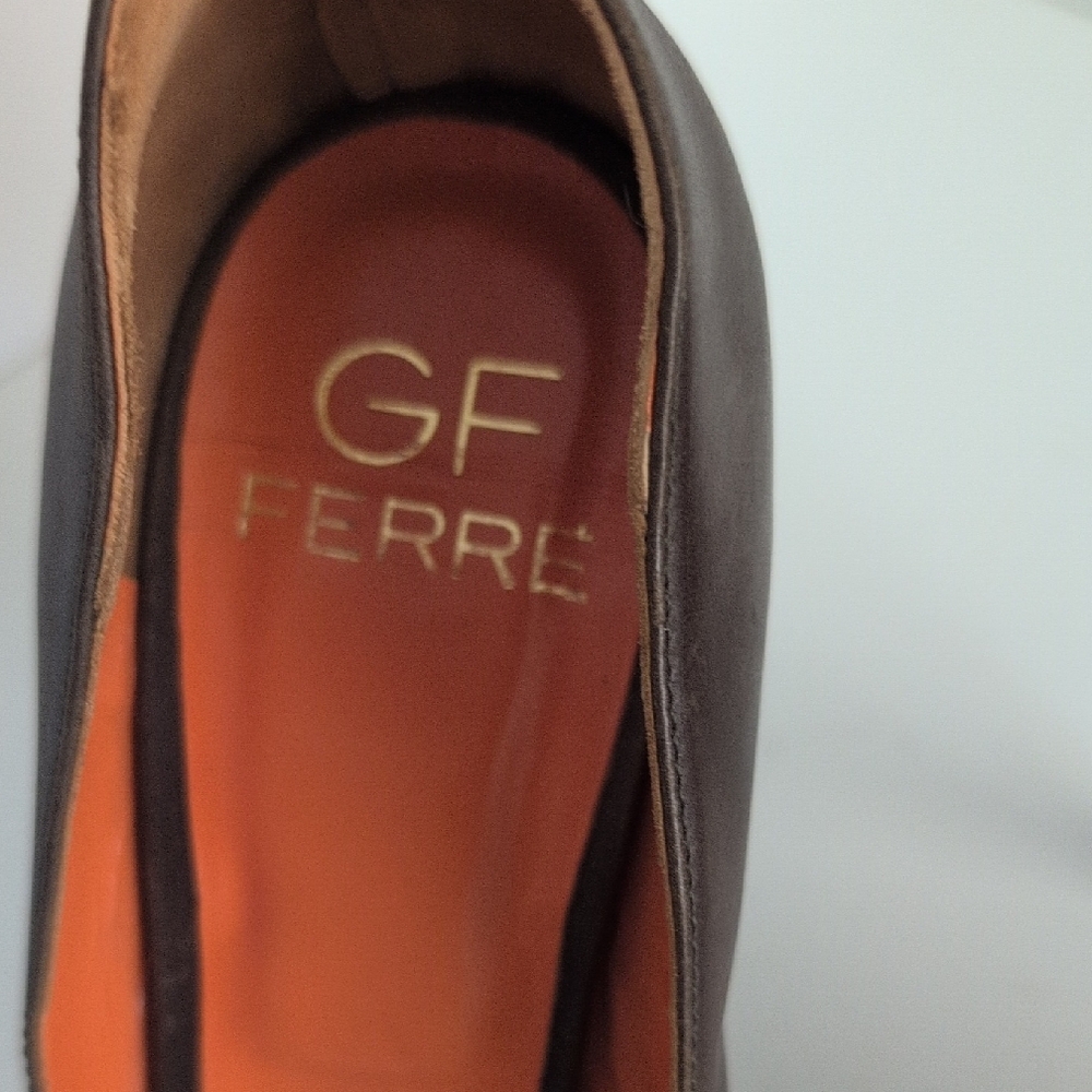 Gianfranco Ferre, Italy, Genuine Leather, Strappy Heels, Brown, Size 40, 9/9.5 - Picture 3 of 13